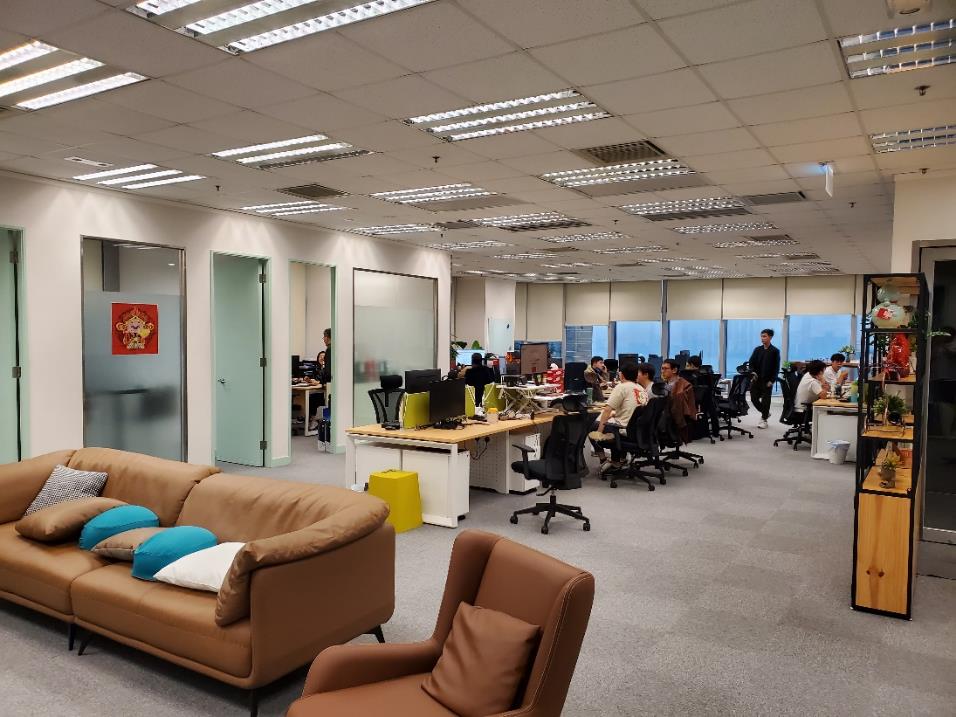 AI Momentum office workspace